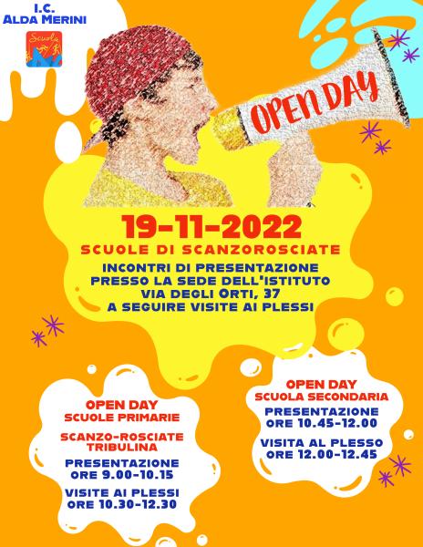 OPEN DAY SCANZOROSCIATE