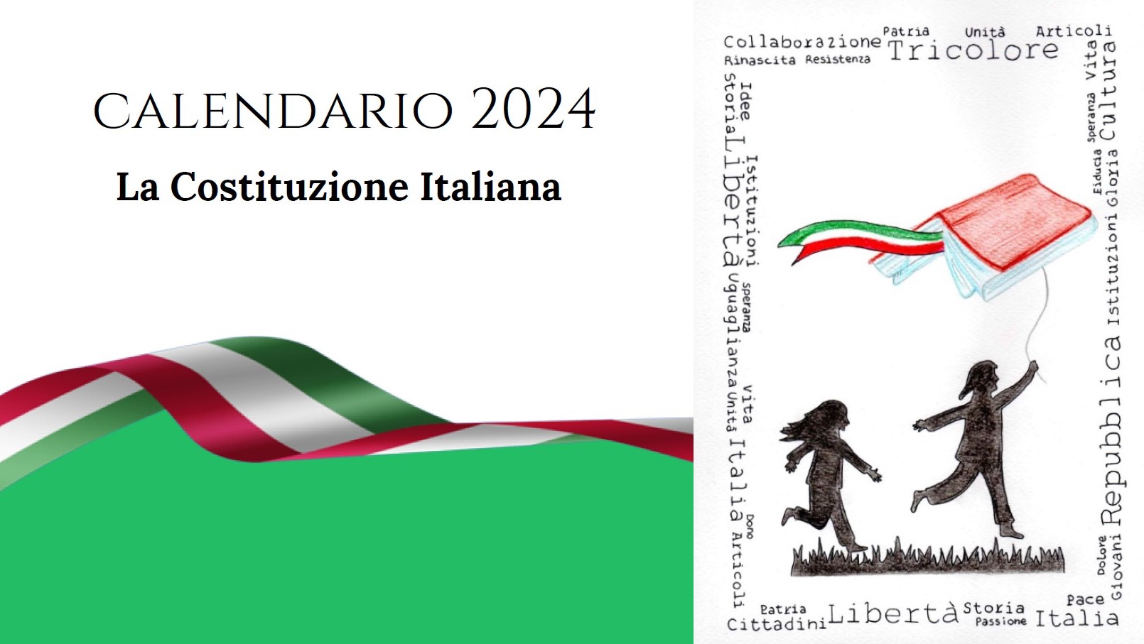 Calendario 2024la Costituzione italiana